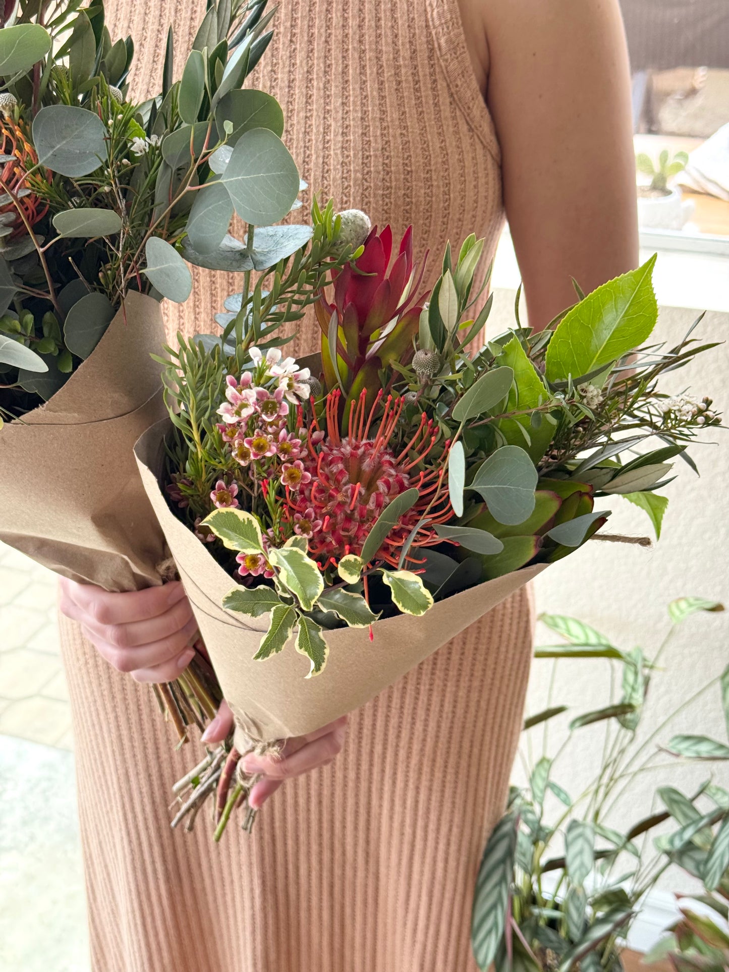 Fresh Mothers Day Wrap Bouquet