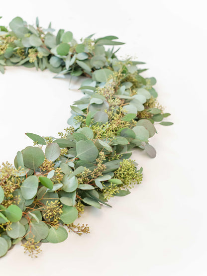 Fresh Seeded Eucalyptus Garland - Hello Eucalyptus 